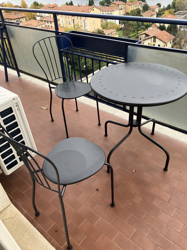 Outdoor furnitures on balcony