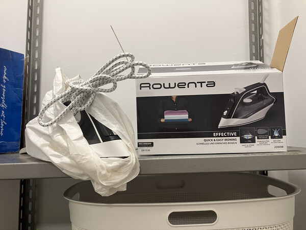 Iron in the storage room